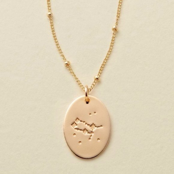 Gemini Bohemian Zodiac Astrology Charm Necklace - Picture 2 of 14